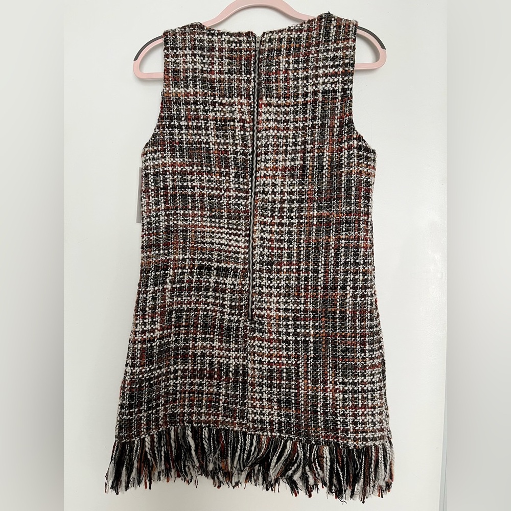 Aura Rust Tweed Sheath Dress NWT - Picture 2 of 4